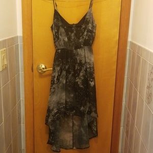 Dark grey nebula dress